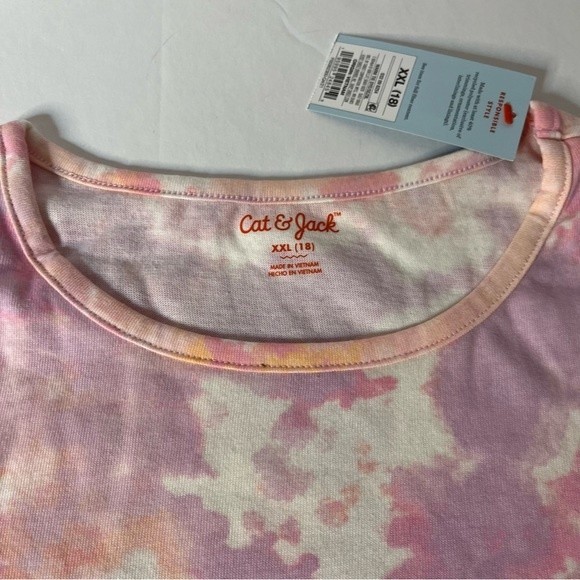 Cat and Jack Girls Warm Tie-Dye Knit Dress with Pockets. Size XXL (18). NEW! - Picture 3 of 10